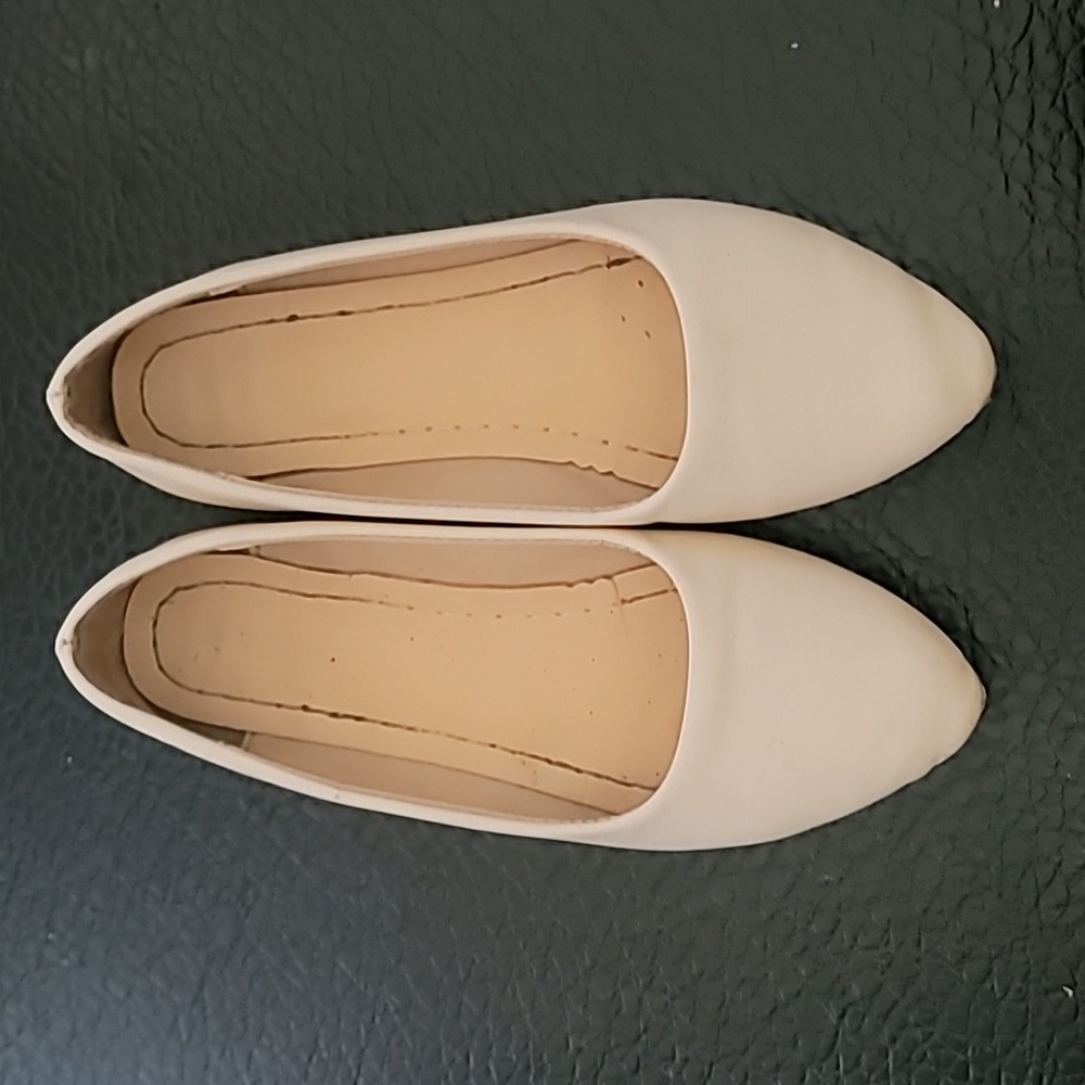 Sifayf Chic Cream Beige Flats